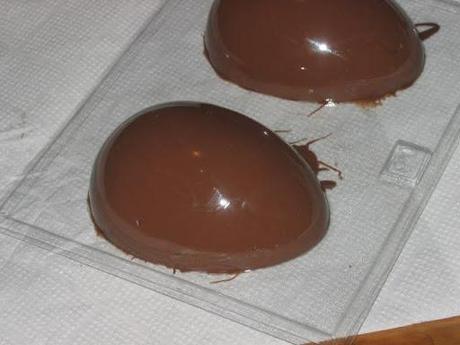 Huevos de chocolate - cómo empezar -