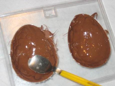 Huevos de chocolate - cómo empezar -