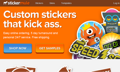 StickerMule - Como ganar dinero con las pegatinas o adhesivos personalizados
