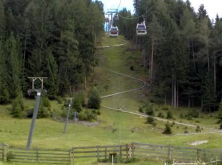 Montaña rusa monotubo, descenso sin freno !!! Montaña rusa monotubo - Monte alpino