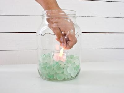 Hacer linternas para el jardín