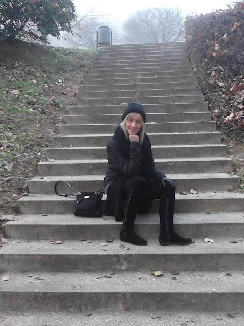 De shopping con niebla