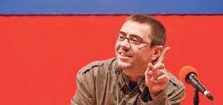 Juan Carlos Monedero, ayer en su charla en el Club Diario de Mallorca. 