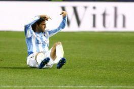 El Málaga se queda cojo