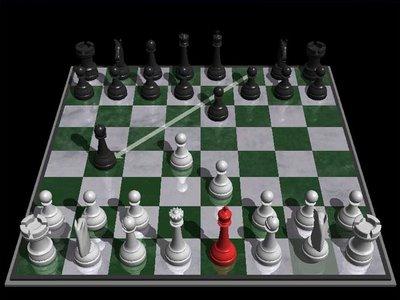 Brutal Chess recrea en tres dimensiones un tablero de ajedrez para dar a la partida un aire de realismo.