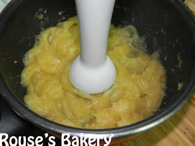 Bizcocho de manzana con relleno