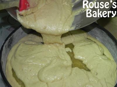 Bizcocho de manzana con relleno