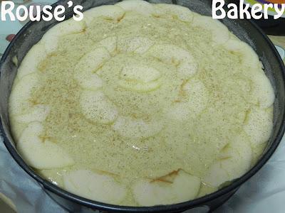 Bizcocho de manzana con relleno