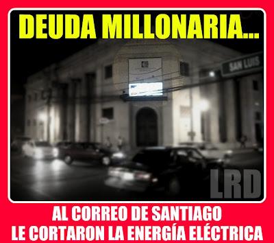 EL CORREO DE SANTIAGO: Lleva 5 días a oscura por una deuda millonaria con Edenorte