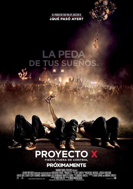 Cine: Proyecto X (Project X): Fiesta fuera de control. Poster oficial en español y más