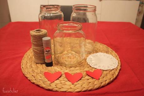 DIY: Centros de mesa con tarros de vidrio