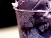 Helado lavanda.