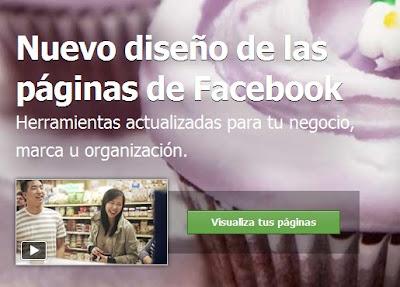 Cambia ya a las nuevas páginas de Facebook y conoce las nuevas funciones