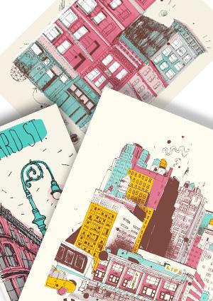 Buildings in New York by James Gulliver Hancock