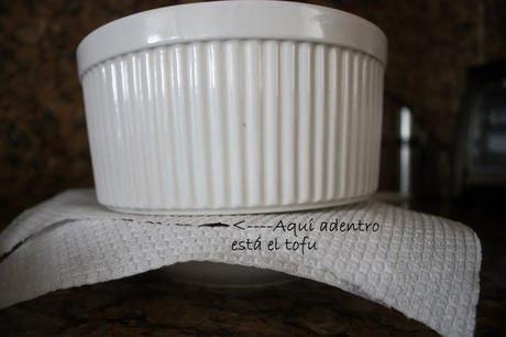 Tofu exprimiendose Fajitas de tofu