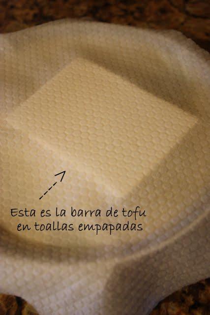 Tofu exprimido Fajitas de tofu