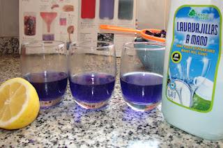 Pruebas de colores: experimentando en casa y en la escuela