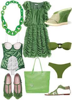 Verde, el color estrella de la Primavera-Verano 2012.
