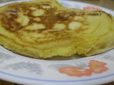 Tortitas con nata y caramelo