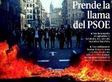 Orden público y lucha en la calle:A destrozar contenedores y cristales