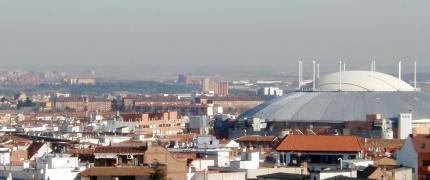 Barrio de Usera desde Carabanchel_2012 Barrio de Los Almendrales (Usera, Madrid)