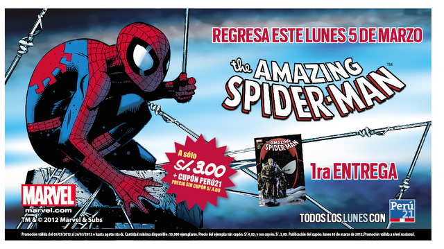 Regresa The Amazing Spiderman por Perú 21