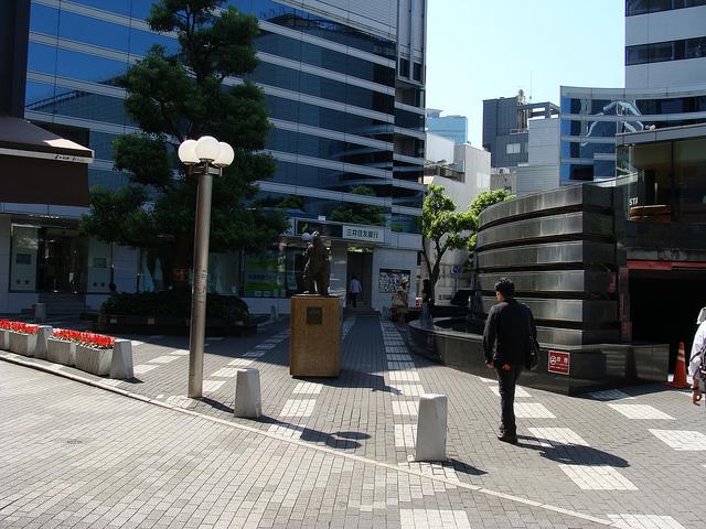 La plaza de Godzilla en Tokyo