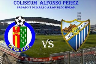 GETAFE CF  vs   MALAGA CF