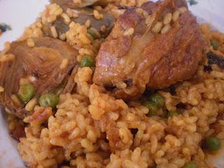 ARROZ MELOSO CON POLLO DE CORRAL AL ESTILO DE MI MADRE