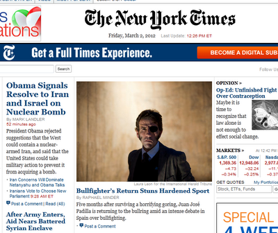 Mr. Padilla, en el New York Times