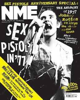 SEX PISTOLS en la tapa de NME