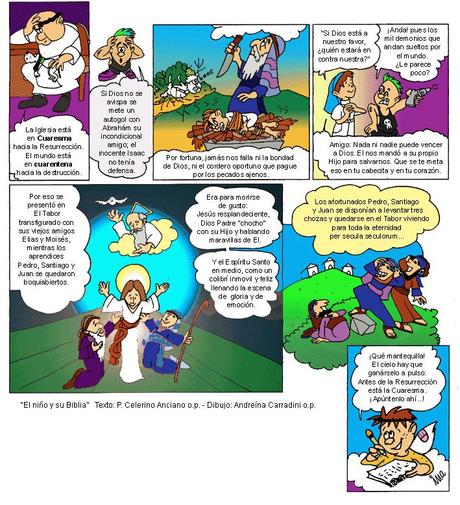 EVANGELIO DOMINICAL EN CÓMIC: 04 DE MARZO DEL 2012 (II DOMINGO DE CUARESMA)