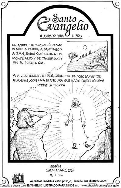 EVANGELIO DOMINICAL EN CÓMIC: 04 DE MARZO DEL 2012 (II DOMINGO DE CUARESMA)