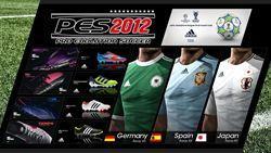 PESS 2012 ya cuenta con las nuevas equipaciones de España, Alemania y Japón.