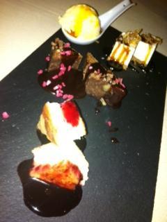 Degustación de postres en Punto y Coma