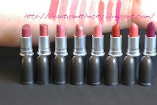 Lipstick Swatches I - MAC