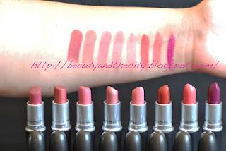 Lipstick Swatches I - MAC