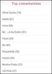top comentaristas