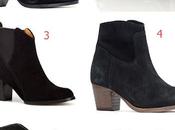 heel black booties