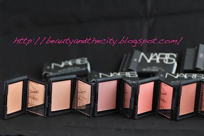 Blushes Swatches I - NARS