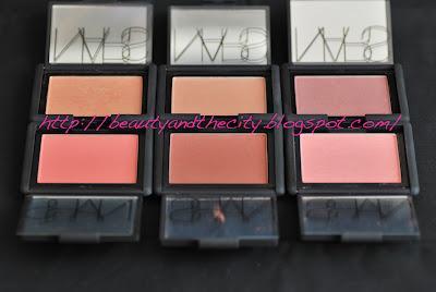 Blushes Swatches I - NARS