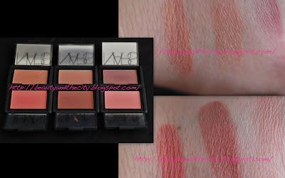 Blushes Swatches I - NARS