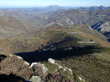 Les Cueves-La Carbazosa-Les Llombes-Picu la Carba-Pumarín