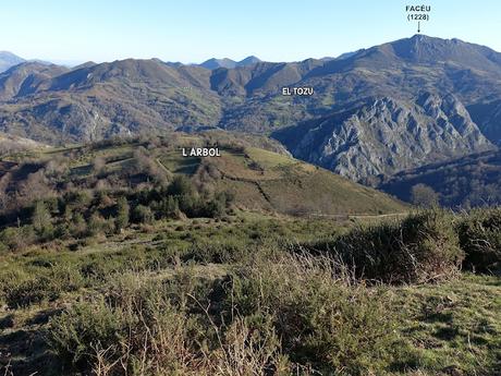 Les Cueves-La Carbazosa-Les Llombes-Picu la Carba-Pumarín