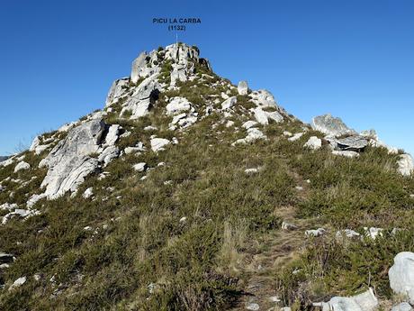 Les Cueves-La Carbazosa-Les Llombes-Picu la Carba-Pumarín