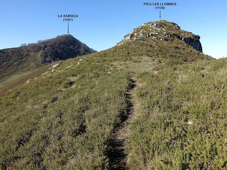 Les Cueves-La Carbazosa-Les Llombes-Picu la Carba-Pumarín