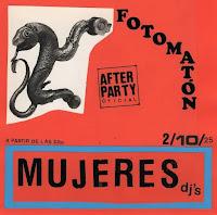 Dj Set de Mujeres en el Fotomatón Bar tras su concierto