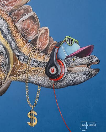 Los retratos mesozoicos de Lady Jurassika