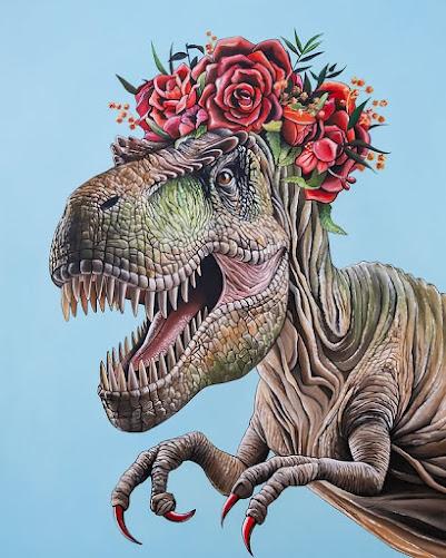 Los retratos mesozoicos de Lady Jurassika