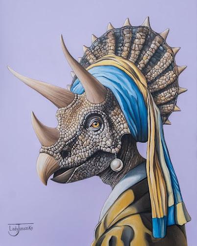 Los retratos mesozoicos de Lady Jurassika